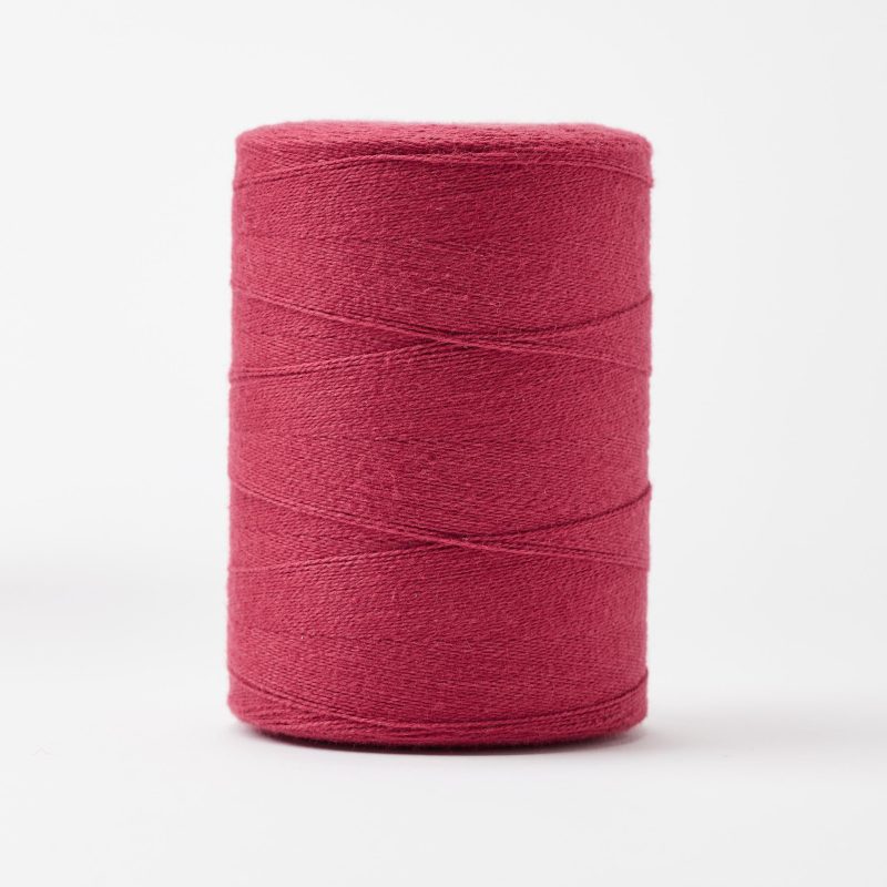 8 2 Cotton Weaving Yarn Raspberry