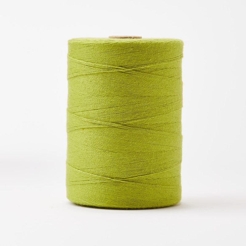 8 2 Cotton Weaving Yarn Yellow Green