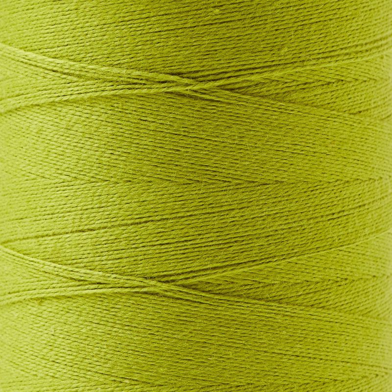 8 2 Cotton Weaving Yarn Yellow Green Detail