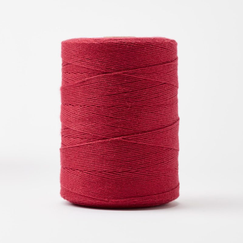 8 4 Cotton Weaving Yarn Raspberry