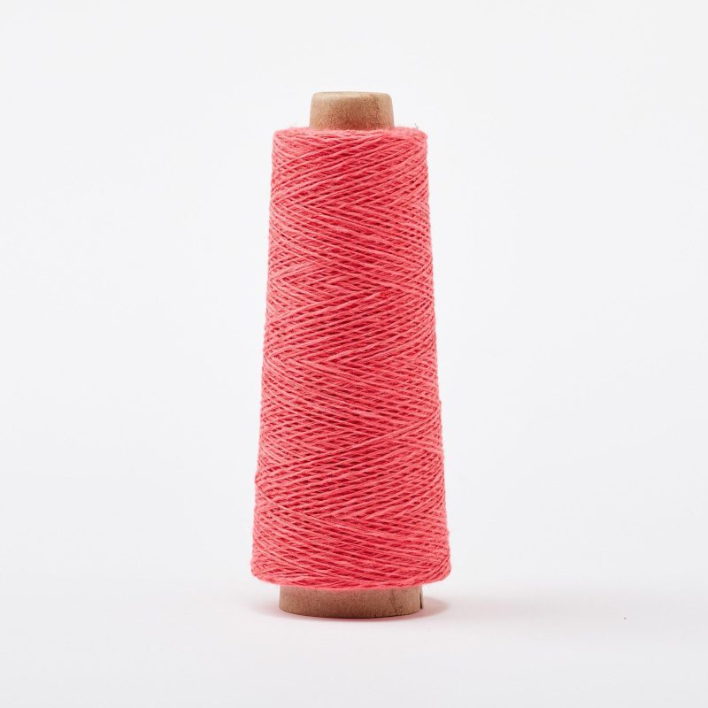 Duet Cotton Linen Weaving Yarn Coral