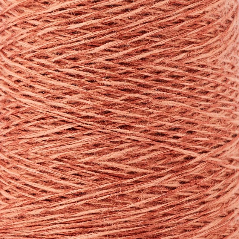 Duet Cotton Linen Weaving Yarn Rust Detail