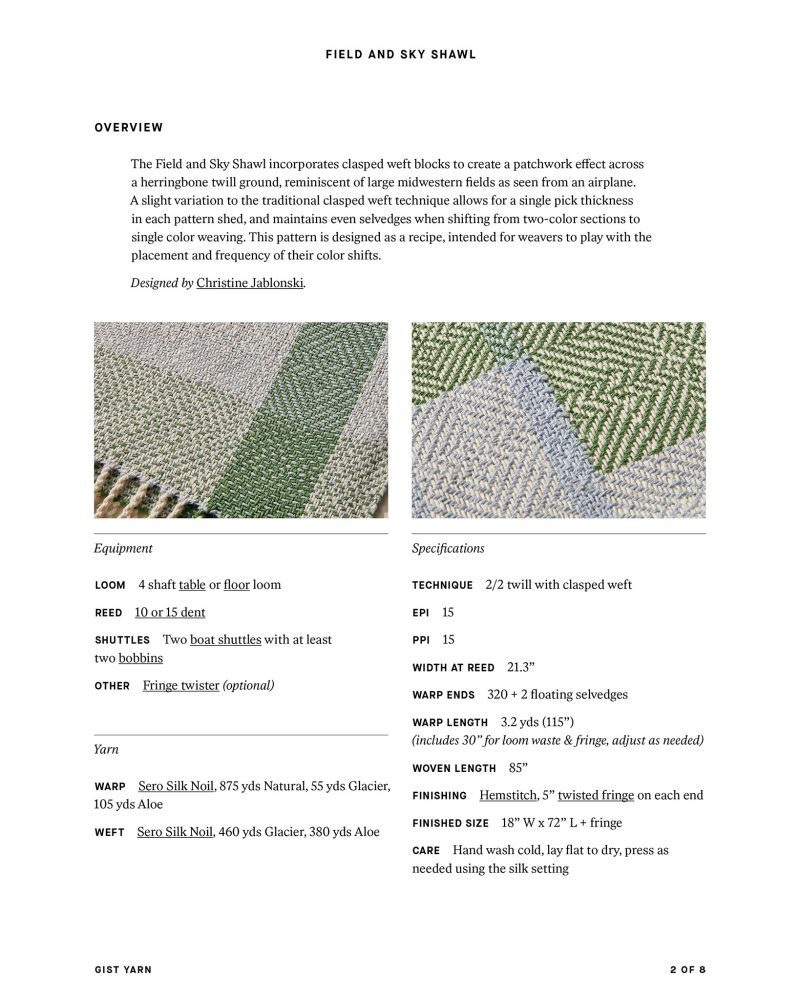 FieldandSkyShawlPatternGistYarn2