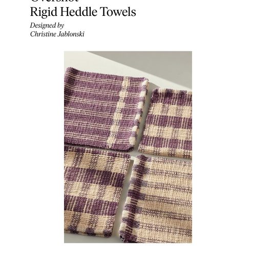 HERO Overshot Rigid Heddle Towels Pattern Gist Yarn