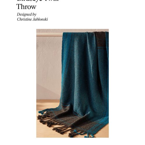 Hero Birdseye Twill Throw Pattern Gist Yarn