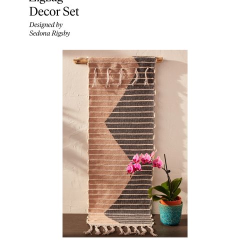 Hero Zigzag Decor Set Pattern Gist Yarn