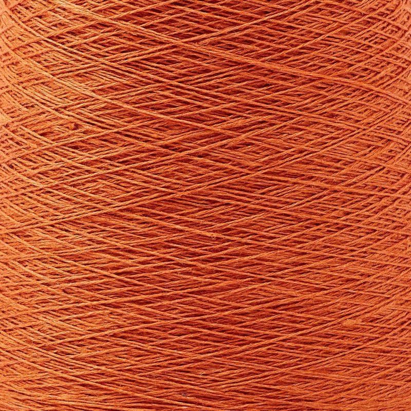 Linen Weaving Yarn Copper Detail