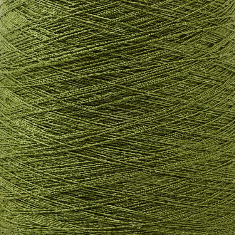 Linen Weaving Yarn Fern Detail