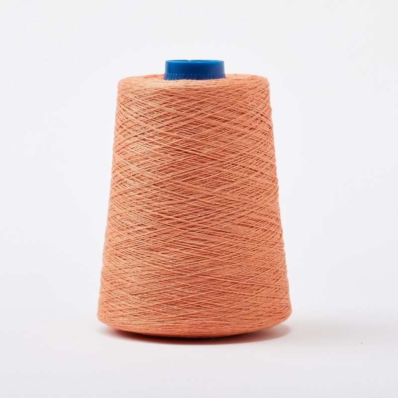 Linen Weaving Yarn Salmon