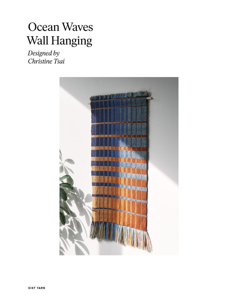 OceanWavesWallHangingPatternGistYarn