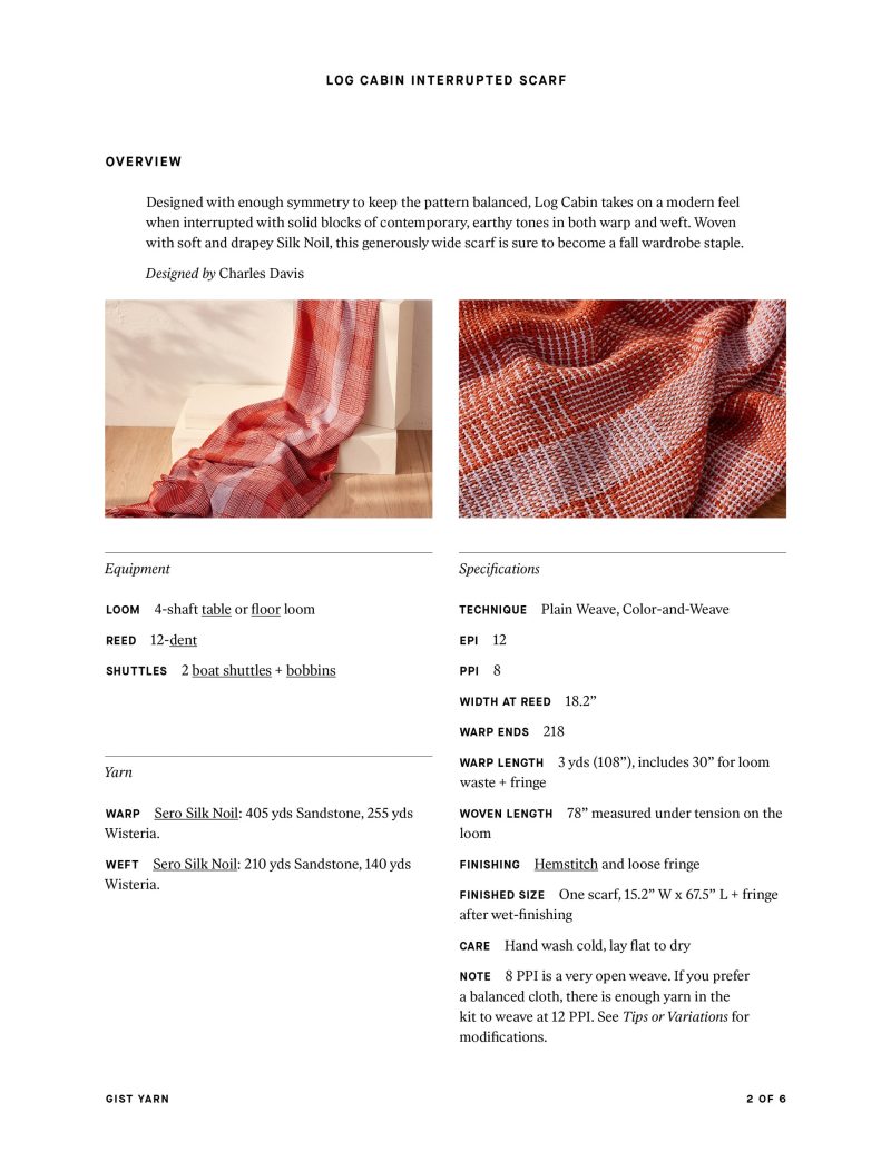 Page 2 4S Log Cabin Interrupted Pattern Gist Yarn b2d96f83 f4e2 42b1 91cc 478dc2368911