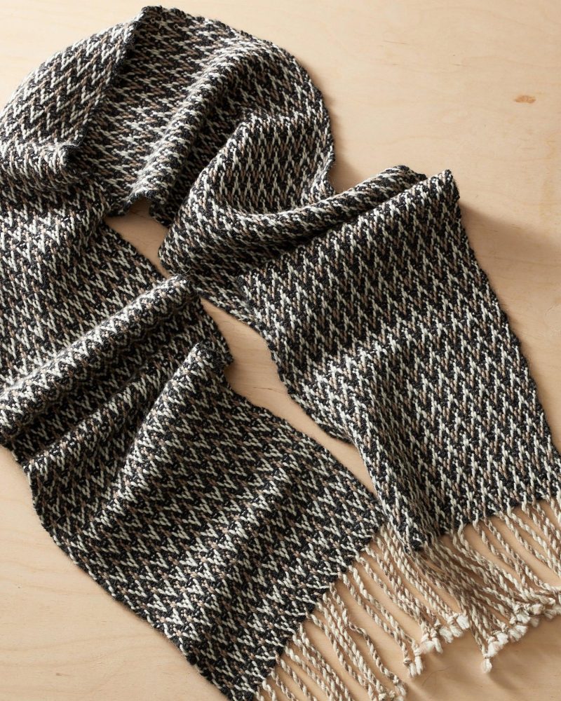 Zig Zag Twill Scarf 3 Web