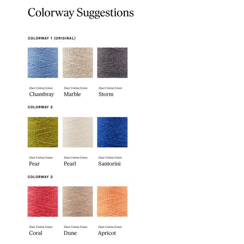 colorway suggestion Coastal Linen Towels