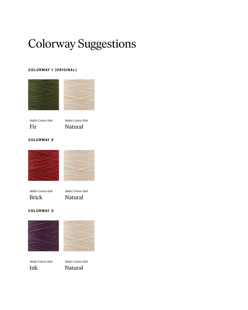 colorway suggestion Droppdrall Fingertip Towels