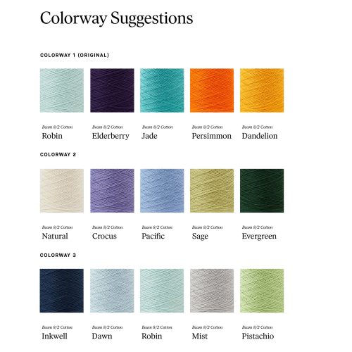 colorway suggestion Reversing Twill Towels