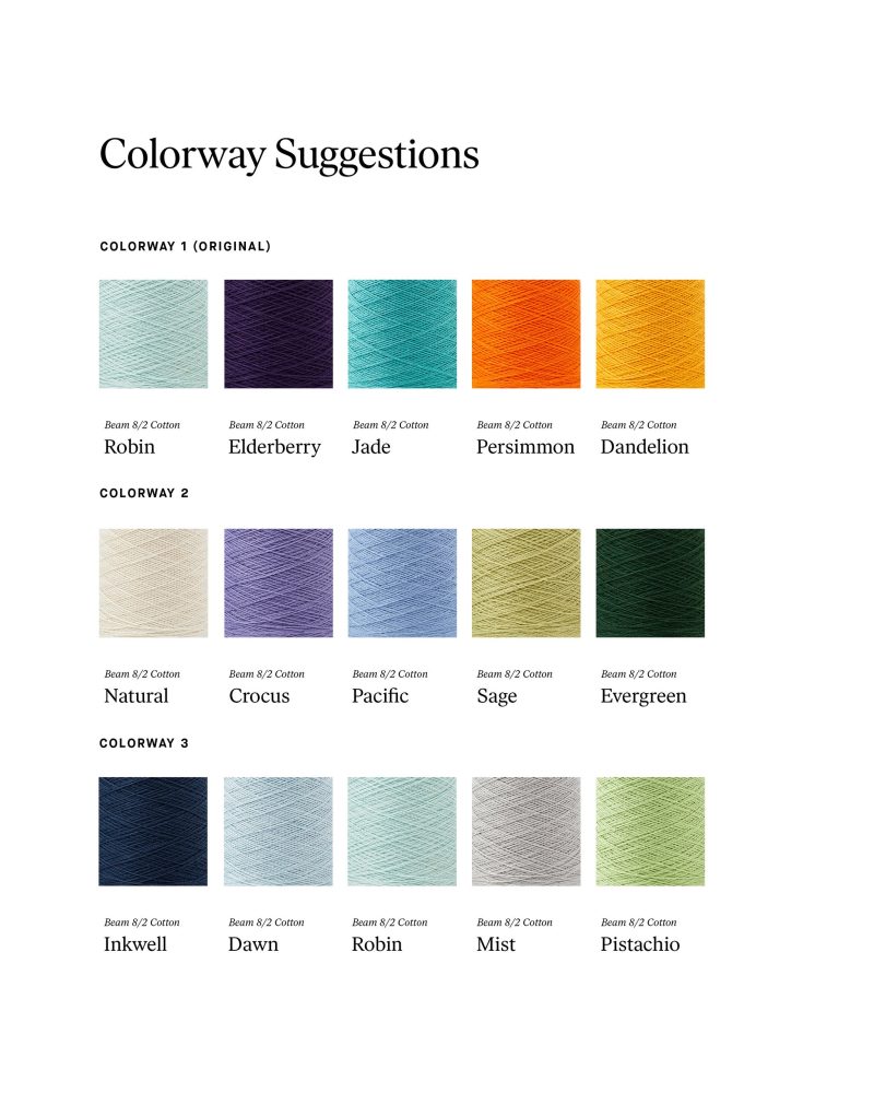 colorway suggestion Reversing Twill Towels